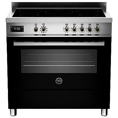 Bertazzoni Professional Series 90cm Electric Induction Single Range Cooker Black